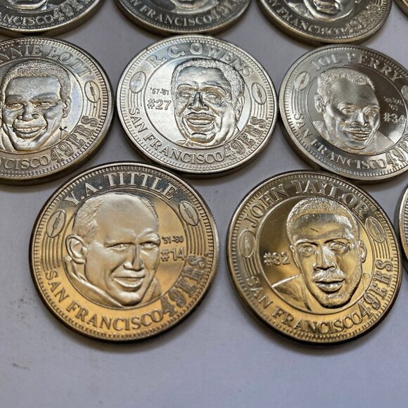 San Francisco 49ers then and now 1994-95 collectable coins 15 of 20 Lot #12 - Picture 11 of 12